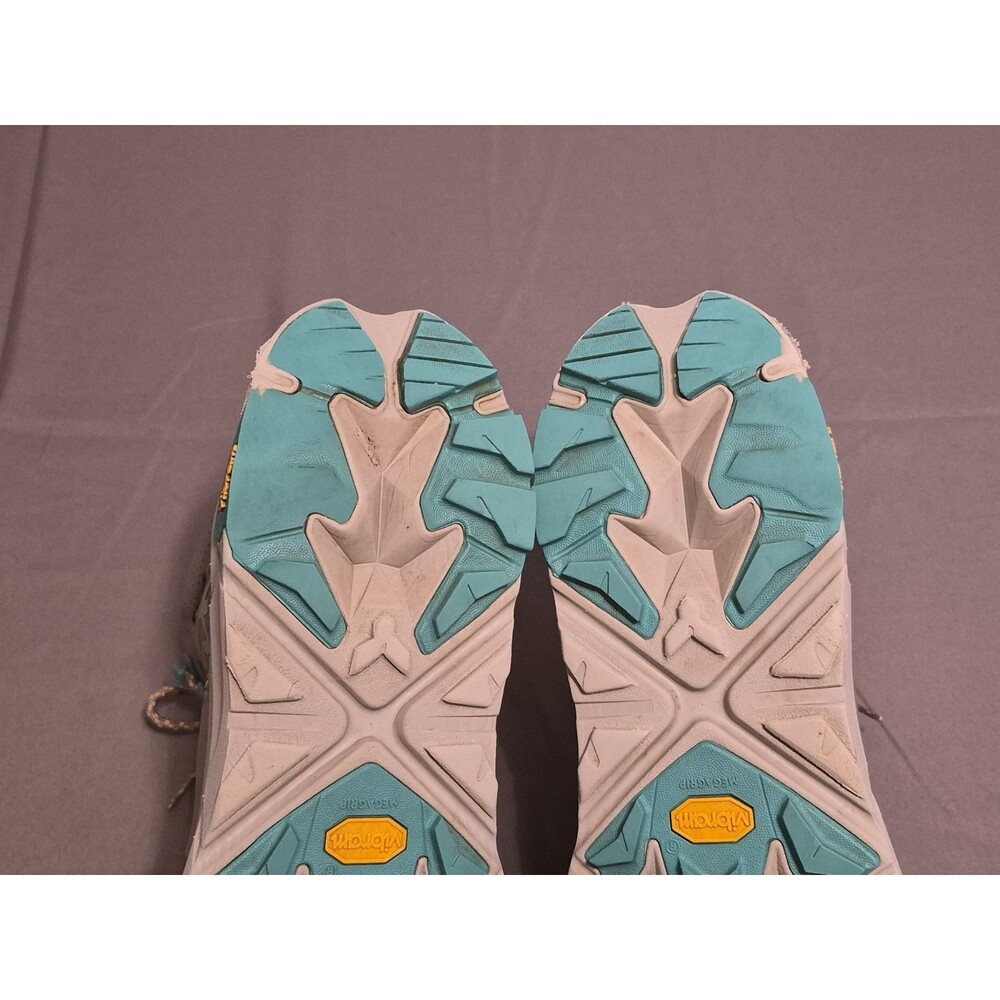 Hoka One One Trail Code GTX Men Size 13 Gray Aqua Hiking Boots 1123165FGCQ - Picture 6 of 7